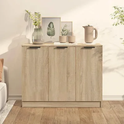 Obrázek produktu pro vidaXL Příborník Sonoma Dub 90,5x30x70 cm výrobek ze dřeva
