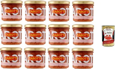 Produktbild von Zarotti Sugo al Tonno Thunfischsauce 12x 110gr + Italian Gourmet polpa 400g