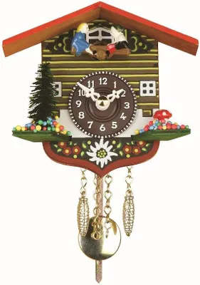 Produktbild von Miniaturuhr im Schweizer Haus aus dem Schwarzwald