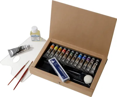 Produktbild von Maimeri Vynil Polycolor Set Acrylfarben 12 x 20 ml 19 stk