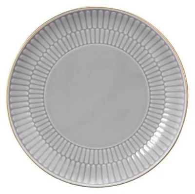 Produktbild von Seltmann Weiden Amina silbergrau/Goldrand Brotteller 16 cm