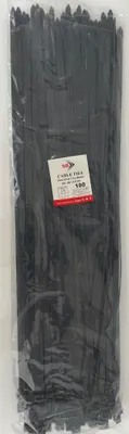 Produktbild von Schwerlast Kabelbinder 500 x 7,6 mm Schwarz UV-beständig Industriequalität