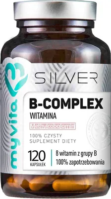 Produktbild von MyVita Silver Vitamin B-Complex 100% 120 Capsules