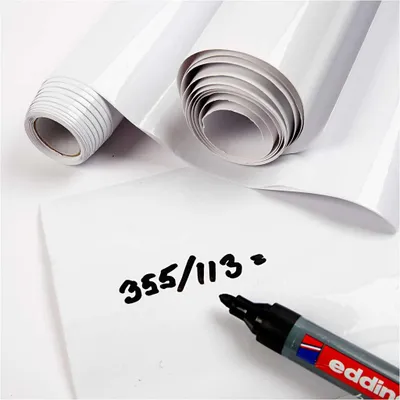Produktbild von Whiteboardfolie, B 45 cm, Weiß, 2 m/ 1 Rolle [HOB-28262]