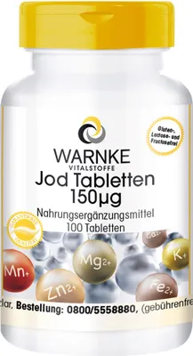 Zdjęcie produktu dla Tabletki jodowe 150ug, 100 sztuk TAB