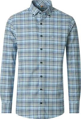 Produktbild von Redmond - Comfort Fit - Herren Freizeithemd (261015111), Größe:XXL, Farbe:Blau(100)