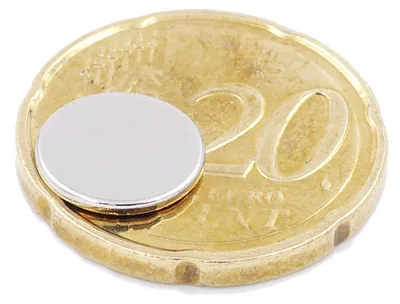 Produktbild von Aprilheld | 10 Scheibenmagnete 10x1mm | N52 Klasse Neodym Magnete | Modellbau