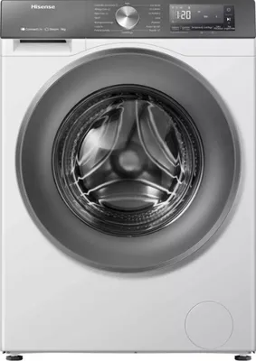 Hisense WF3S9043BW7, Frontlader, 9 kg, B, 72 dB, 1400 RPM, A