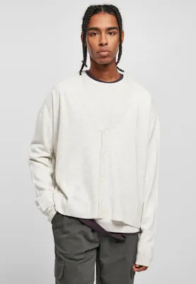 Immagine prodotto di Urban Classics - Cardigan Eco Mix Boxy da uomo grigio chiaro - M