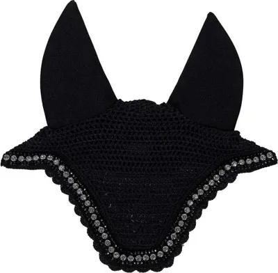 Image de Kentucky Horsewear Wellington Stone & Pearl Soundless Fliegenohren, Taille:Sang chaud, Couleur:noir