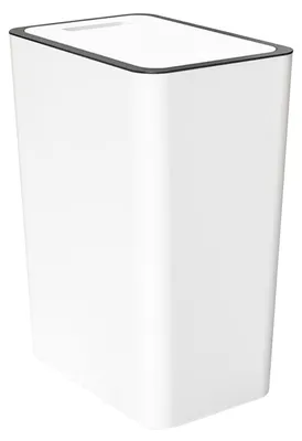 Productafbeelding van Prullenbak 15 L, druksluiting, afdichtingsdeksel, voor keuken, kunststof