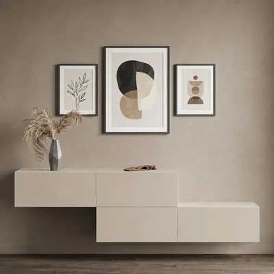 Produktbild von Flur Möbel Garderobe Hängeschrank 140cm doppelt Kaschmir