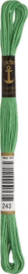 Produktbild von Anchor Sticktwist 4635000-00243 heckengrün Stickgarn, 100 % Baumwolle