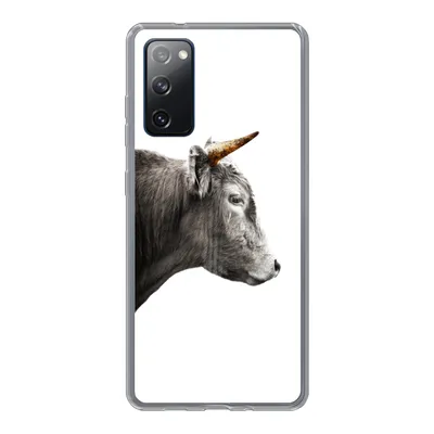Produktbild von MuchoWow® Handyhülle Schutzhülle Hülle für Samsung Galaxy S20 FE Schottischer Highlander - Horn - Gold Silikon Softcase Handy Hülle - Abdeckung