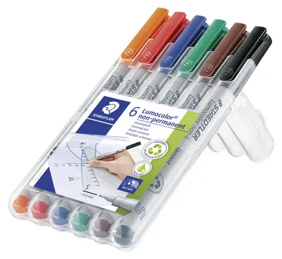 Produktbild von STAEDTLER Lumocolor  311 non-permanent Universalstift S (0.4mm) Box mit 6 Farben