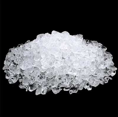 Produktbild von Glassteine 4mm - 10mm Naturfarben 2kg Dekosteine Tischdeko Vase