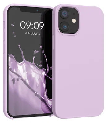 Produktbild von kwmobile Handyhülle für iPhone 12 mini Hülle, für iPhone 12 mini Case - Hülle Silikon - kabelloses Laden - Mauve