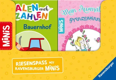 Produktbild von Verkaufs-Kassette "Ravensburger Minis 9 - Mein bunter Ausmalspaß"
