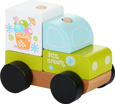 Obrázek produktu pro CUBIKA 13173 Zmrzlinový vůz - dřevěná skládačka 5 dílů