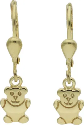 Produktbild von JuwelmaLux Ohrhänger für Kinder Gold 333 Teddybär JL30-06-2354