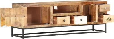 Produktbild von vidaXL TV-Schrank 120x30x40 cm Altholz Massiv