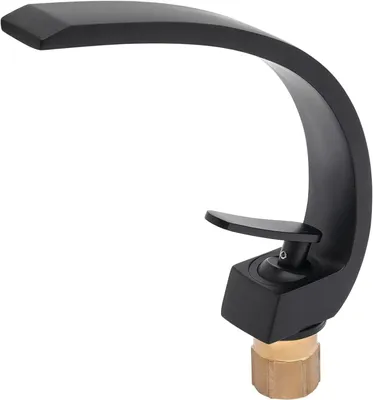 Produktbild von Wasserhahn, Modernes Design, Robuste Messingkonstruktion, Messing, schwarz