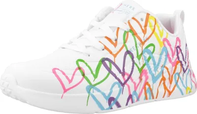 Produktbild von Skechers Uno Lite Heart Of Hearts Weiß WMLT Größe EU 42
