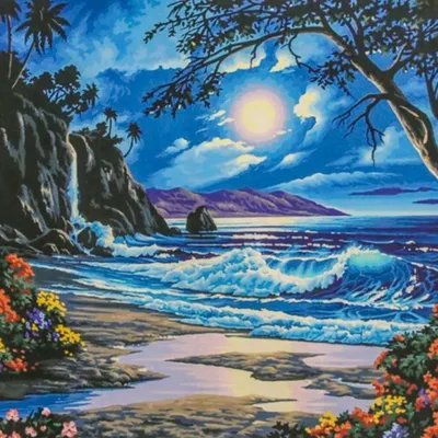 Image de Peinture par numéros Plage 40 x 50 5596