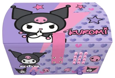 Zdjęcie produktu dla Pudełko na biżuterię z kodem i efektami dźwiękowymi Kuromi