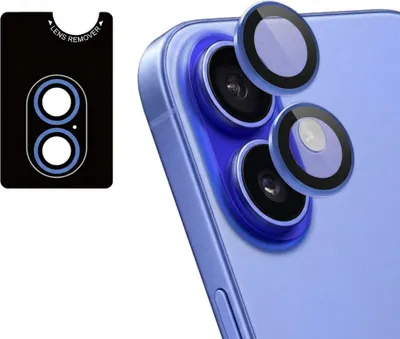 Image de imoshion 2 Pack Camera lens protector voor de Apple iPhone 16 / 16 Plus - Ultramarine