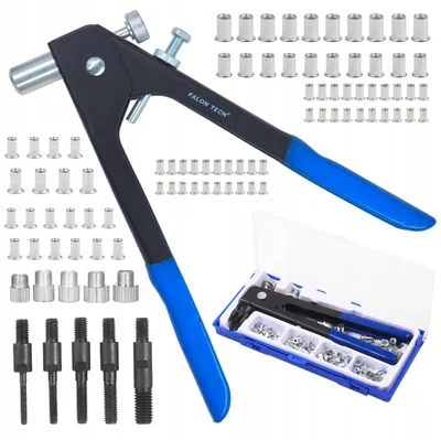 Produktbild von Falon-Tech FT1366 Handnietzange M3-M8 Nietmuttern Set