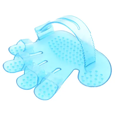 Produktbild von Fellpflegehandschuh, Hundehandschuh Massagehandschuh Hund Katze Bürste Blau