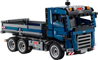 Produktbild von LEGO Technic Kipplaster Spielzeug mit Lenkung und beweglicher Kippmulde - blaues Baufahrzeug - Geschenkidee zum Geburtstag oder für die Feiertage - Bauset für Jungen und Mädchen ab 9 Jahren 42203