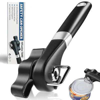 Produktbild von Manueller Dosenöffner - Mit Sicherheitsmechanismus für glatte Kanten - Edelstahl - Für Küche und Restaurant