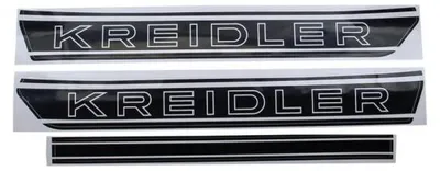 Productafbeelding van Sticker set, zwart/wit, voor tank van Kreidler Florett RS RMC K54 S B 5 LF F