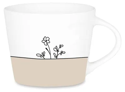 Produktbild von Espresso-Tasse aus Porzellan mit 100% Echtgold, 50 ml, Weiß