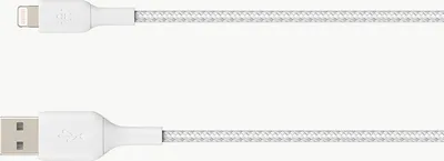 Zdjęcie produktu dla Belkin CAA002BT2MWH, 2 m, Lightning, USB A, Męska, Męska, Biały