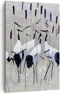 Produktbild von Bild auf Leinwand - Leinwandbild - Einteilig - Vogel Natur Wasser - 80x120cm - Wand Bild - Wanddeko - Wandbilder - Leinwanddruck - Wanddekoration - Leinwand bilder - Wandbild - PA80x120-3687