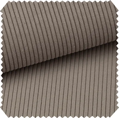 Produktbild von novely® ONTRE - Samtiger Polsterstoff in Feincord-Optik - Robuster Möbelstoff - Pflegeleichte Meterware 1 lfm - Farbe: 03 Hellbraun