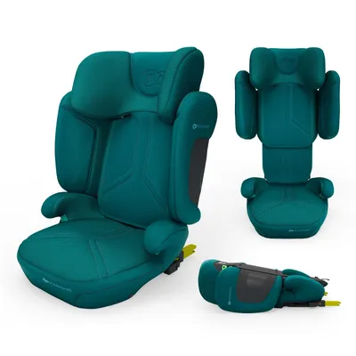 Produktbild von Kinderkraft Kindersitz XPAND 2 PRO i-Size – 100-150 cm – ISOFIX & Gurt – DUO EXPAND-System – Seitenaufprallschutz – klappbar, Grün