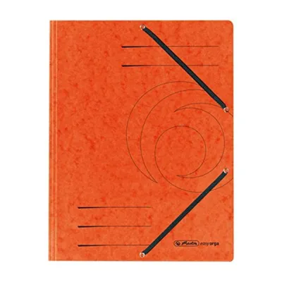 Produktbild von Herlitz Eckspannermappe easyorga DIN A4 orange
