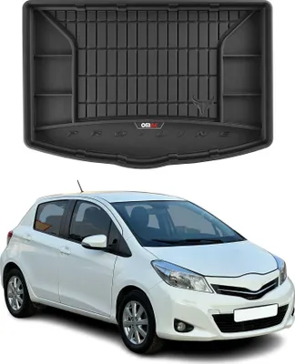 Produktbild von OMAC Gummi Kofferraumwanne für Toyota Yaris 2011-2019 TPE Laderaumwanne Schwarz