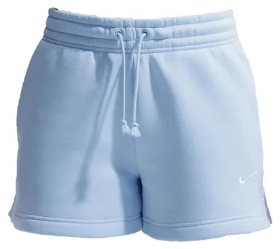 Obrázek produktu pro Dámské fleecové šortky Nike Phoenix, barva: světle modrá, velikost: L