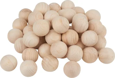Produktbild von VBS Holzkugeln ohne Bohrung "Ø 25 mm" 50 Stück