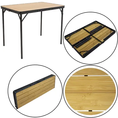 Produktbild von Aluminium Klapptisch 90x60x38 Campingtisch Gartentisch Falttisch Klappbar Tisch