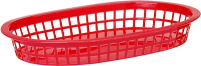 Produktbild von HENDI Servierkörbe im Fastfood-Stil, Rot, 6 Stk., 275x175x(H)38mm