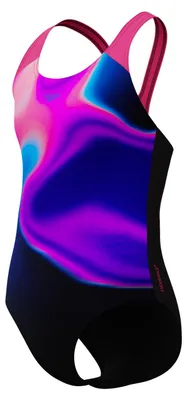 Image de Maillot de bain Speedo Splashback, couleur rose, pour garçon, taille 176