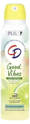 Image de Déodorant en spray CD Good Vibes « Zitruskick » à la bergamote, flacon de 150 ml