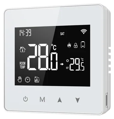 Zigbee Thermostat, programmierbar, batteriebetrieben, LCD, App-Steuerung