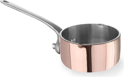 Produktbild von Miniatur-Kupfertopf mit Ausguss, Durchmesser 50 x (H) 30 mm Hendi 607015